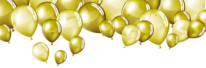 Colorful party balloons