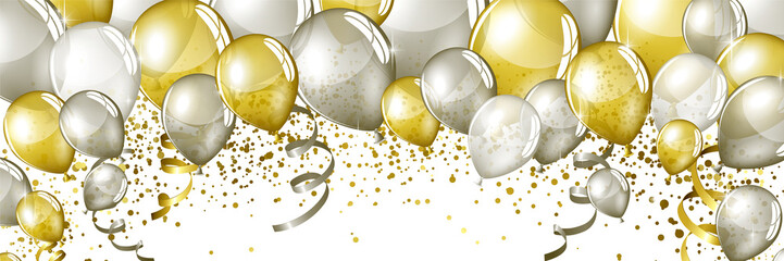 Colorful party balloons