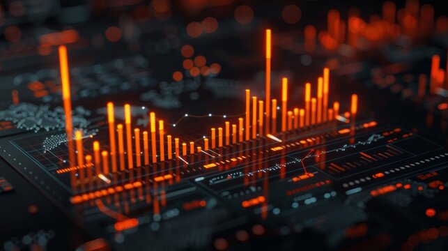 Visualizing global economic growth  upward arrows and glowing earth for 2026 chinese new year fairs