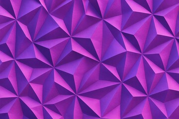 Obraz premium Violet and Magenta Low Poly Geometric Abstract Pattern with Modern Polygon Texture