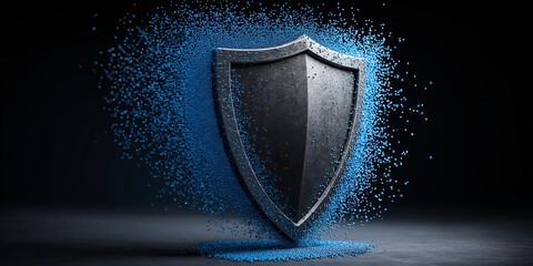 Cyberwarfare threats to national security digital defense strategies graphic representation dark environment abstract concept