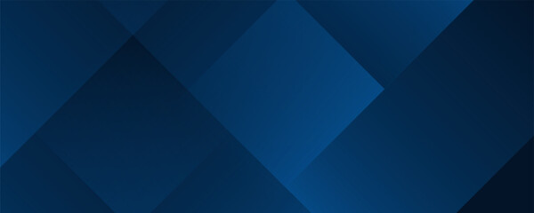 Fototapeta premium Abstract background gradient dark navy blue banner simple abstract