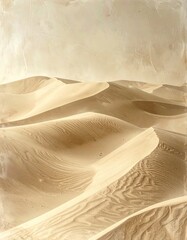 Cotton Pressed Paper Texture Faded Sand