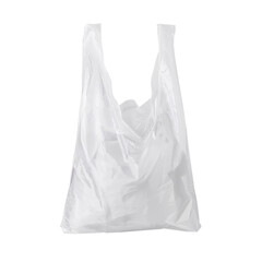 Clear Plastic Bag Filled With Groceries at a Local Market During the Afternoon