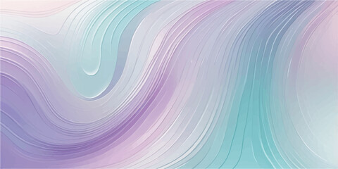 Obraz premium Abstract colorful background vector illustration featuring digital curves, light blue and pink lines creating a dynamic wave motion pattern with energy texture