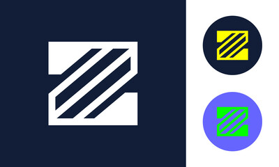 Z N creative logo for business sign