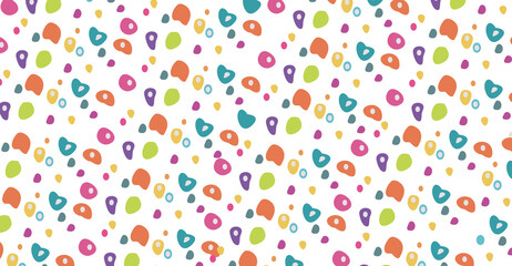 Soft Multicolor Dot Scatter Background
