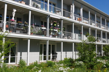 Moderne Holzarchitektur Andreas G&auml;rten Erfurt am Petersberg