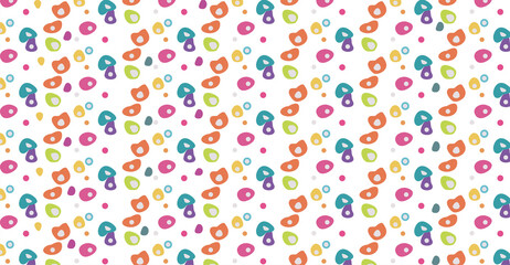 Dense Multicolor Micro Dot Pattern Background