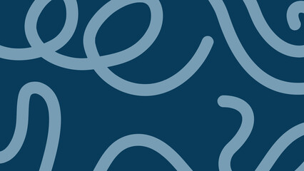 Playful Blue Abstract Scribble Background