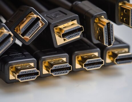 Collection of High-Quality HDMI Cables with Gold Connectors
