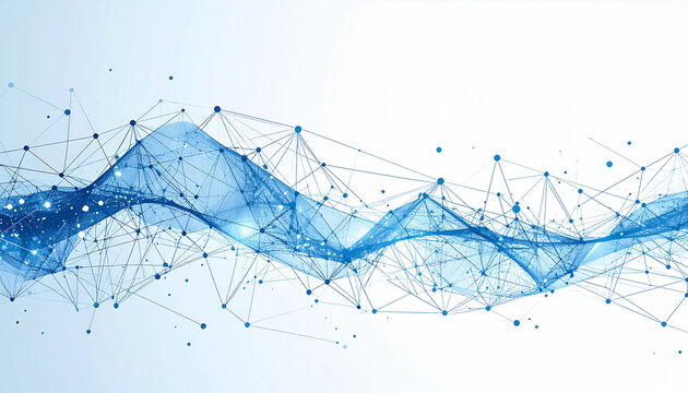 Geometric graphic background molecule and communication. Big data complex with compounds. Lines plexus, minimal array. Digital data visualization. Scientific cybernetic illustration.
11