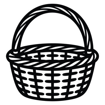 basket vector illustration