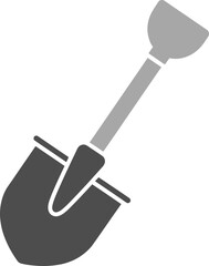 Simplified graphical spade depiction against a black background displaying digital simplicity for