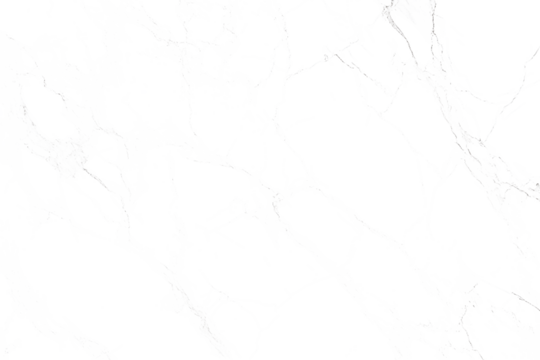 Subtle white marble texture with faint grey veins isolated on transparent background