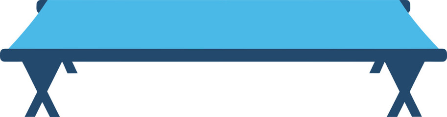 Obraz premium Stylized presentation of a table design for interior or furniture themes with minimalist aesthetics