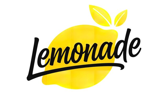 Lemonade logo design fresh and vibrant perfect for branding a beverage company or summer themed event