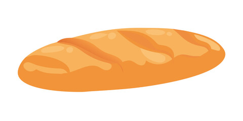 Freshly baked artisan bread loaf bakery