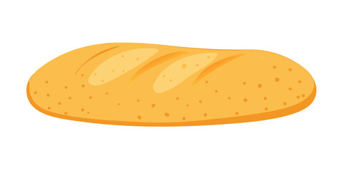 Freshly baked artisan bread loaf with golden crust