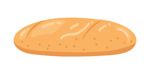 Fresh bread loaf with light brown crust and scoring