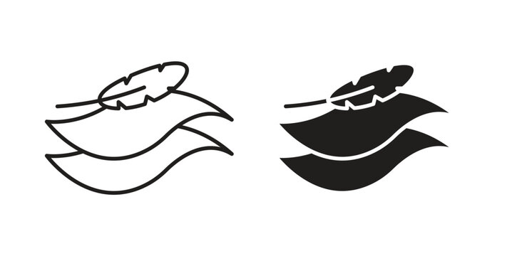 Soft fabric icon Isolated flat vector in outline collection on white background