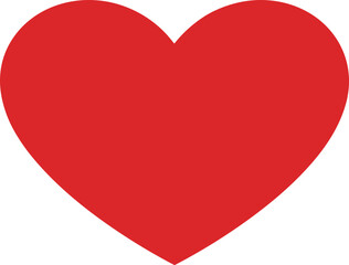 A bold vibrant red heart against a backdrop of intense black creating a dramatic contrast