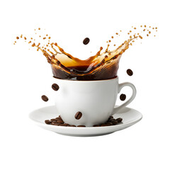 cup of coffee with splash