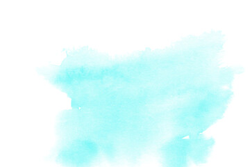 Abstract blue background in watercolor style