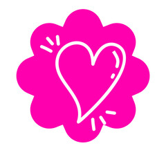 Heart Pink ELEMENTS sticker