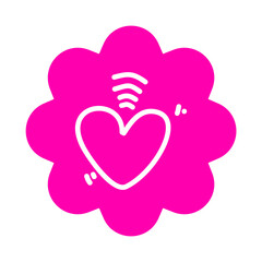 Heart Pink ELEMENTS sticker