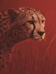 Cheetah created with Generative AI Technology, ai, generative