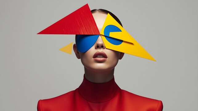 woman with flag of italy