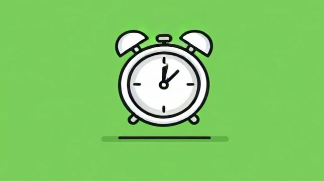 Alarm Clock Animation - Time Management and Punctuality.