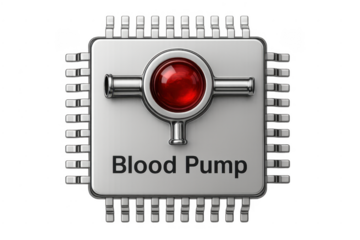Blood pump microchip implant for artificial intelligence medicine