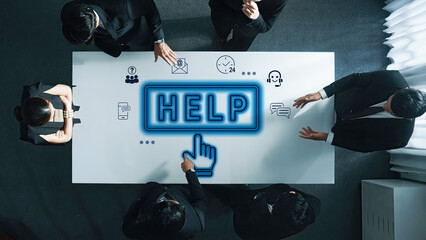 Digital customer support system provides quick assistance, real-time chat, and communication...