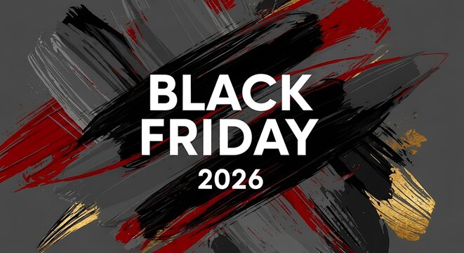 Don't miss out on Black Friday 2026 deals with this eye-catching promo background, designed to boost sales and capture customer attention now