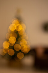 bokeh de &aacute;rbol de navidad
