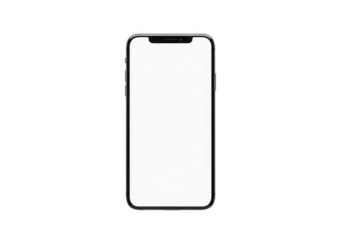 Smartphone isolated on transparent background