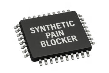 Microchip concept for synthetic pain blocker technology