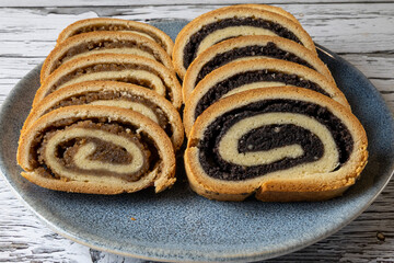 Poppy And Walnut Beigli Slices