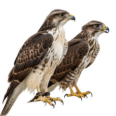 Obraz premium Shaheen Falcon Pair for Nature and Science Projects