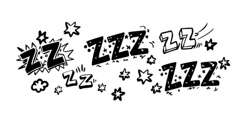 Playful Doodle Comic Elements Set vector