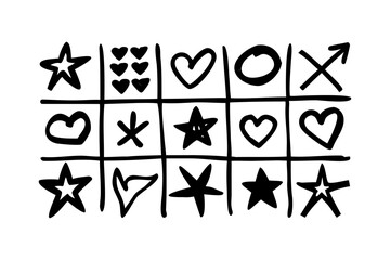 Three Hand Drawn Ink Splatter Shapes ink splash abstract
