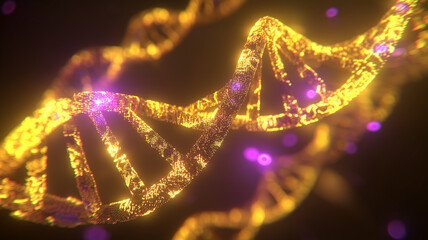 A molecular style representation of a DNA helix illustrating genetic information flow and the conceptual foundation of biological structure.