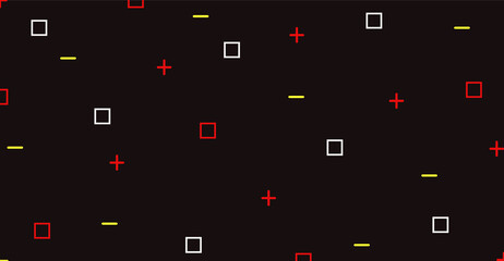 Dark Background with Abstract Mathematical Symbol Pattern