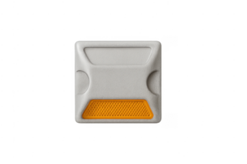 Road stud showing reflective marker for safety