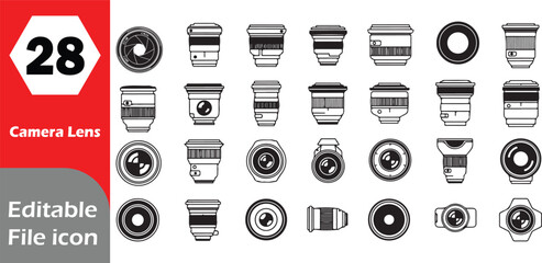Versatile icon set for digital and print projects
