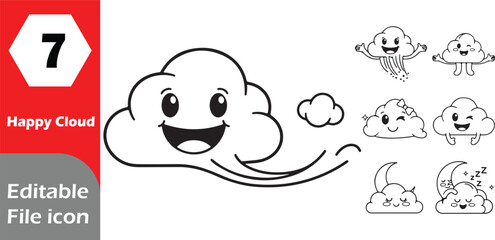 Versatile icon set for digital design and branding