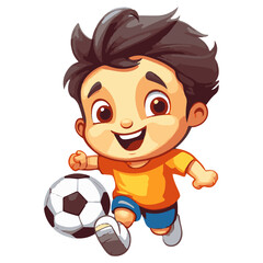 boy with soccer ball