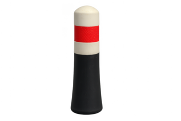 White red black plastic bollard traffic safety barrier